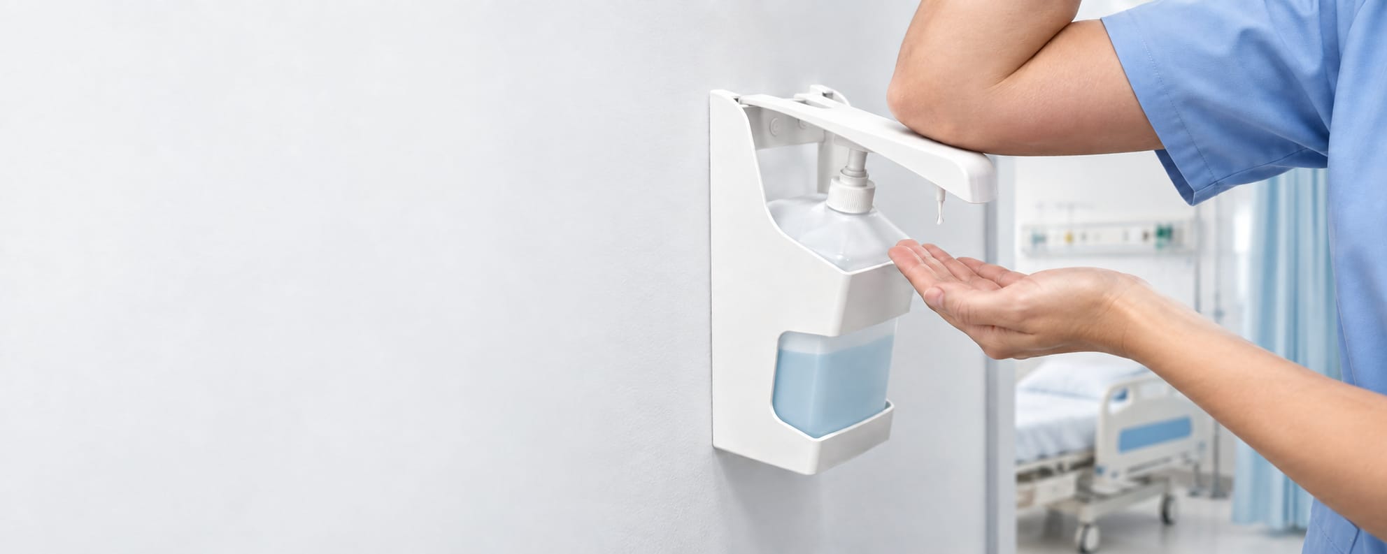 Vialli dispenzer za dezinfekciju u zdravstvenoj ustanovi